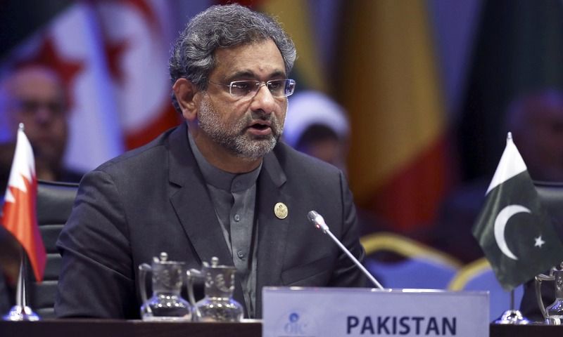 Pakistan Prime Minister Shahid Khaqan Abbasi