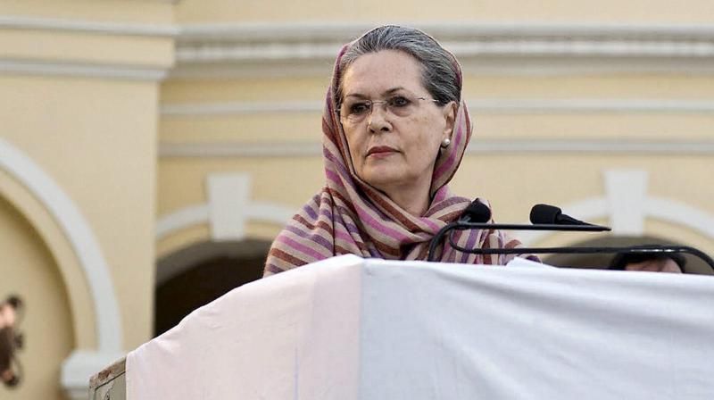 UPA chairperson Sonia Gandhi