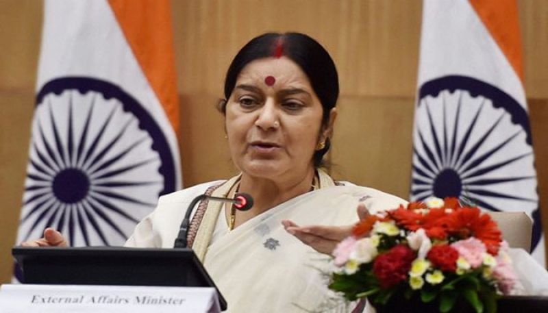 Union external affairs minister Sushma Swaraj