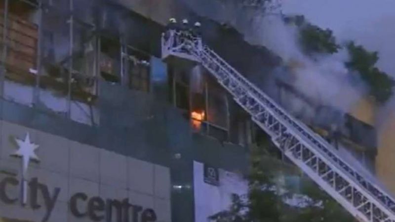 Fire at Mumbai mall