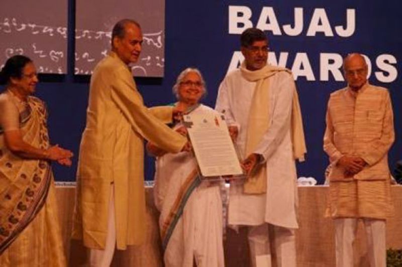 Vidya won the Jamnalal Bajaj Award