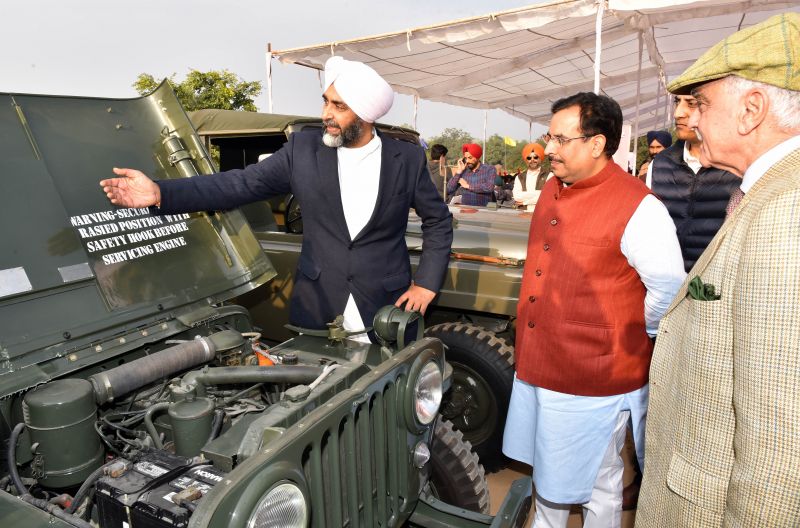 Finance Minister Manpreet Singh Badal along with his Haryana counterpart Capt. Ahimanyu and Senior Advisor to Punjab CM LT. General (Retd.) T S Shergil 