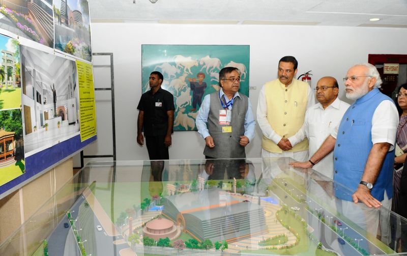 Prime minister Narendra Modi had laid the foundation stone of the memorial