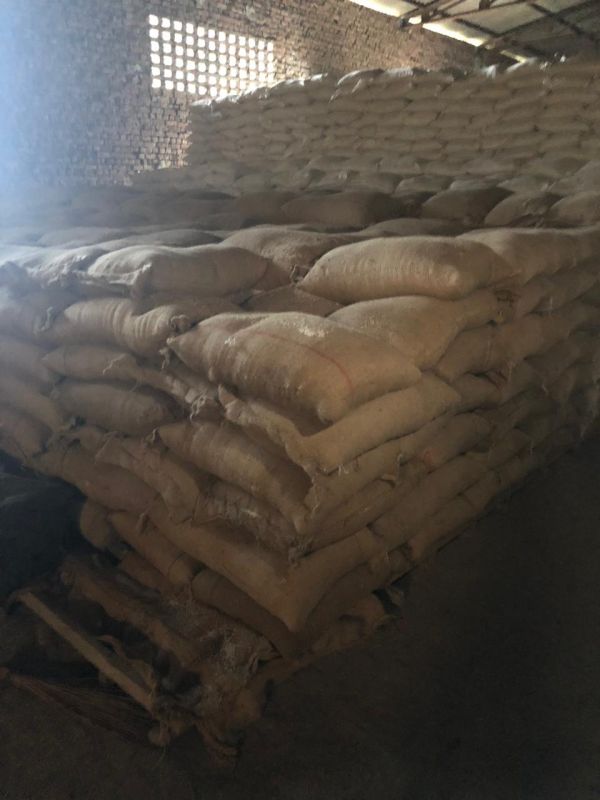 Paddy and Rice stored at Tata Rice Mill