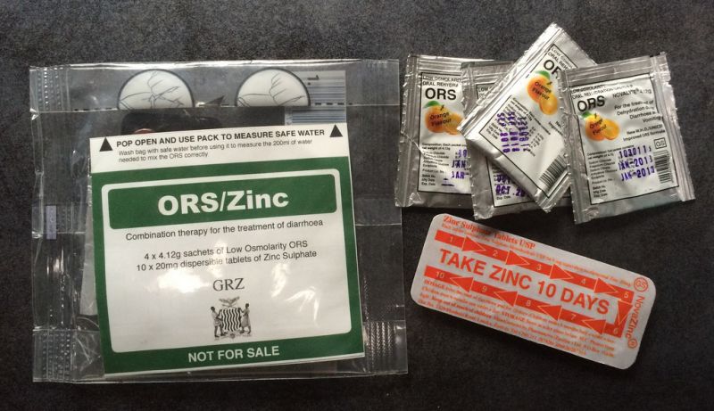ORS and zinc packets