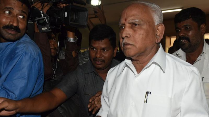 B S Yeddyurappa had stepped down on May 19