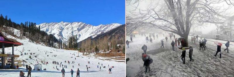 several parts of the state received light rainfall, including Shimla