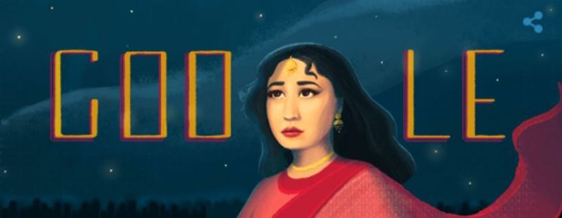 Google remembered legendary actor Meena Kumari with a special doodle
