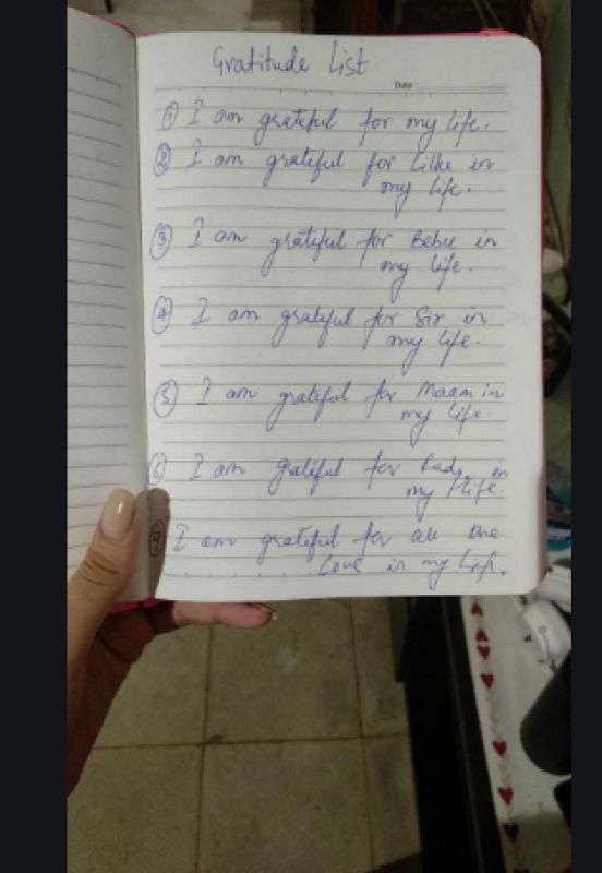 Gratitude List