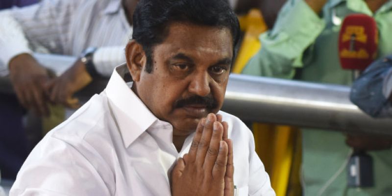 Chief Minister K Palaniswami