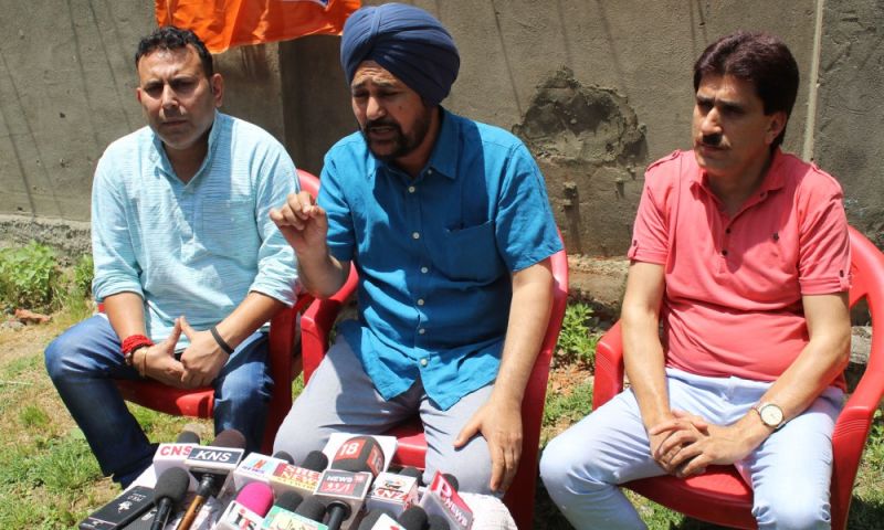 BJP in-charge Kashmir Narinder Singh