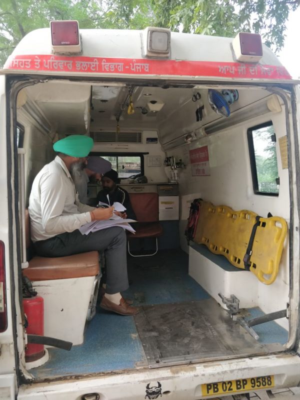 Vigilance Bureau Conducts Surprise Checking Of Ambulances 108