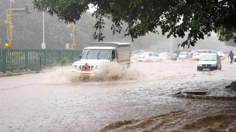 Flood-like situation caused by the record rainfall