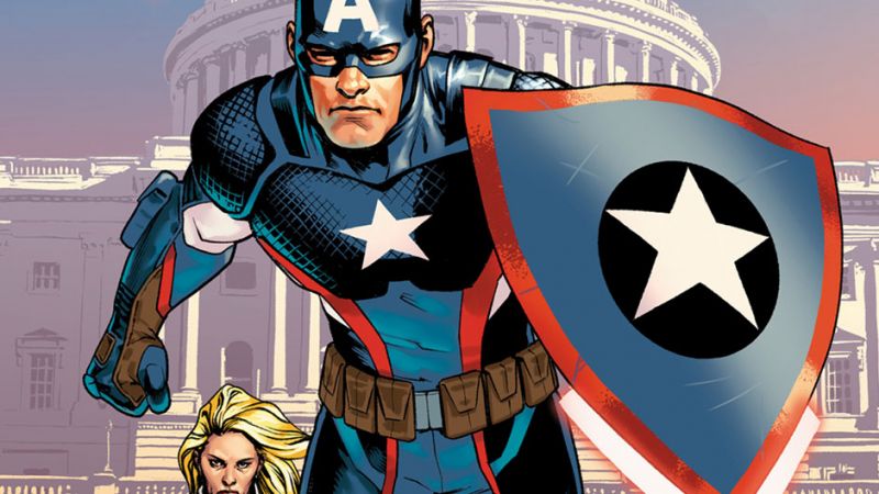 Iconic Marvel superhero Captain America