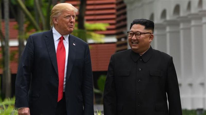 Donald Trump and Kim Jong Un