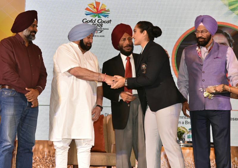Amarinder Singh on Thursday presented the State Sports Awards, worth Rs. 15.55 crore, to 23 players in recognition of their outstanding performance