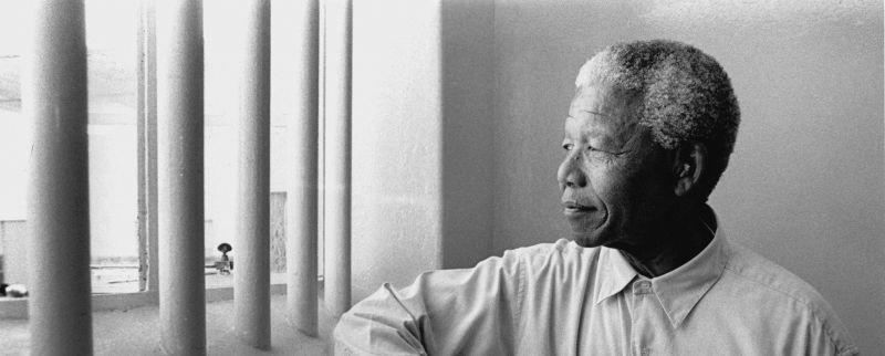 Nelson Mandela's prison cell