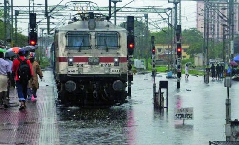 Patrolling of railway tracks has been specially planned during monsoon