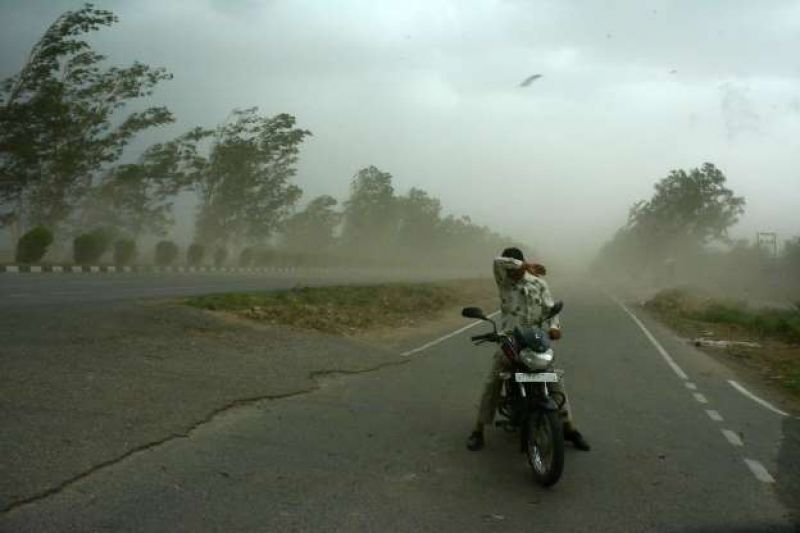 Thundershowers accompanied by gusty winds are very likely at isolated places