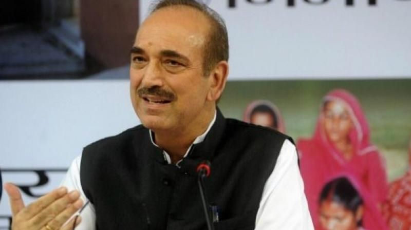 Congress leader Ghulam Nabi Azad