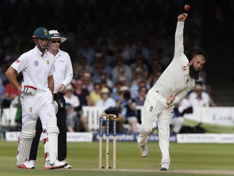 Moeen Ali took four wickets as England