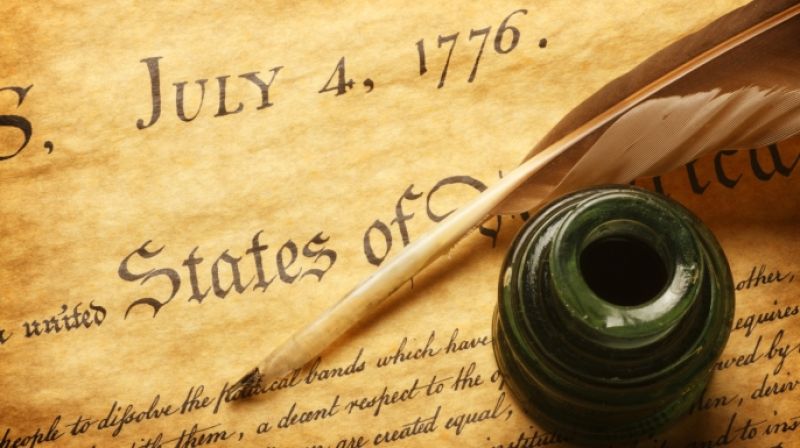 America's founders adopted the Declaration of independence