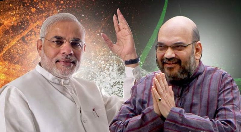 Narendra Modi and BJP chief Amit Shah