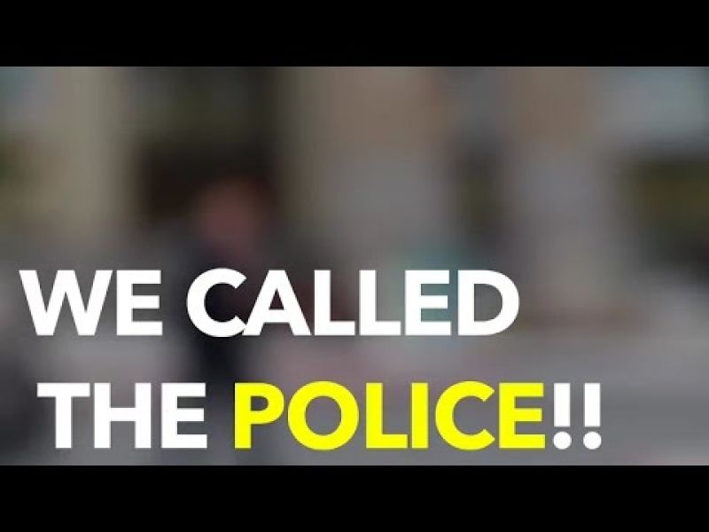 Then called the police.