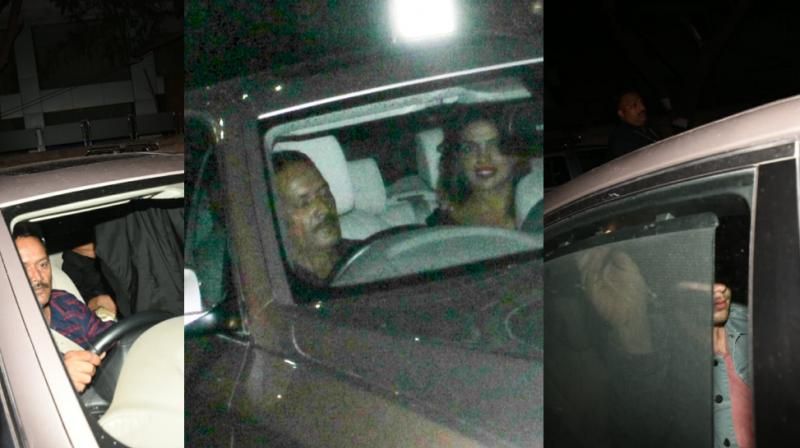 Priyanka Chopra and Nick Jonas arrive in India