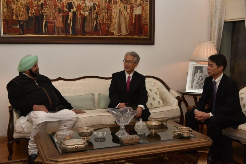 Japanese ambassador meeting with Punjab Chief Minister