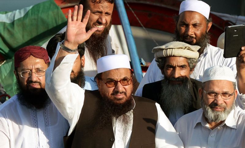 Hafiz Saeed Center, leader of Jamat-ud-Dawa