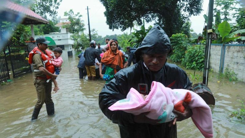 flood affected people