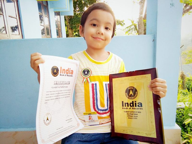 Four year-old Assam kid 'Youngest Author of India'