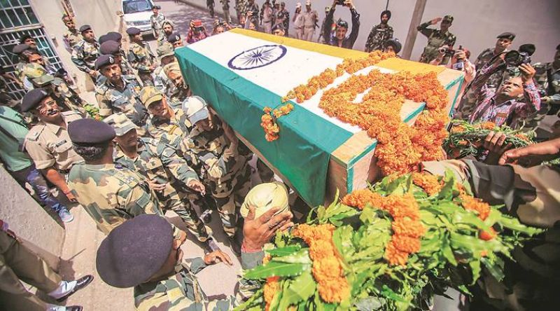 Martyred Army officer's body flown to Mumbai