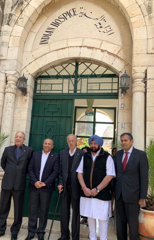 Amarinder Singh during a meeting with Israeli Minister