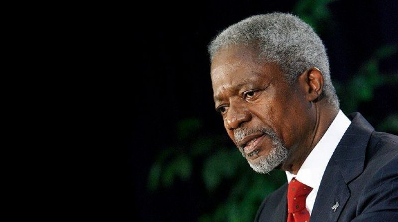 Annan was never afraid to speak candidly