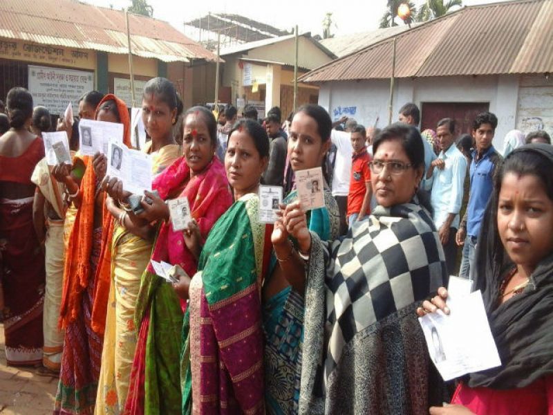Polling is being held for the 78-member Sangli-Miraj-Kupwad Municipal Corporation