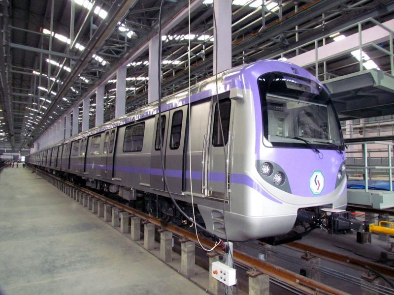 The East-West Metro route is 16.6-km long from Sector V