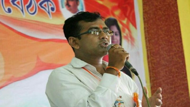 BJP Yuva Morcha chief Debjit Sarkar
