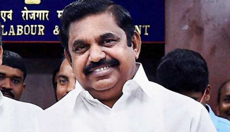 Chief Minister K Palaniswami