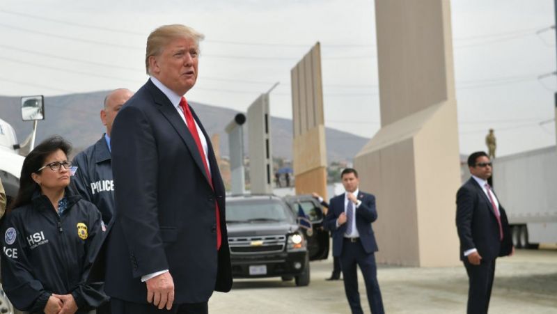Trump said he could still order the border closed later