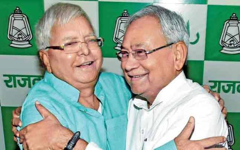 Nitish Kumar and Lalu Prasad Yadav