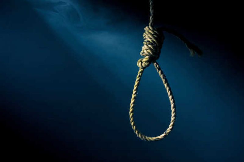 Kacharu Kalyane hanged himself from the ceiling at his home 