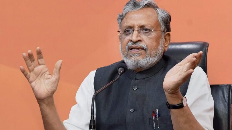 Bihar Deputy Chief Minister Sushil Modi