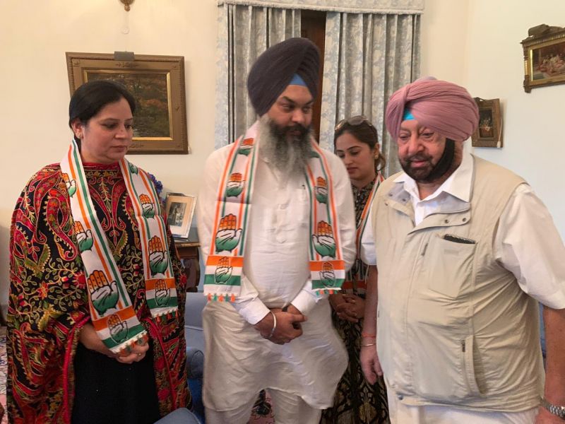 Captain Amarinder Singh Welcomed Upkar Singh Tohra