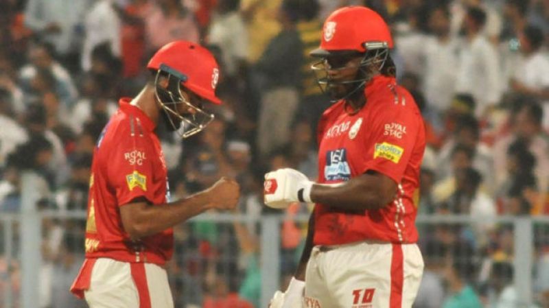 Rahul and Chris Gayle