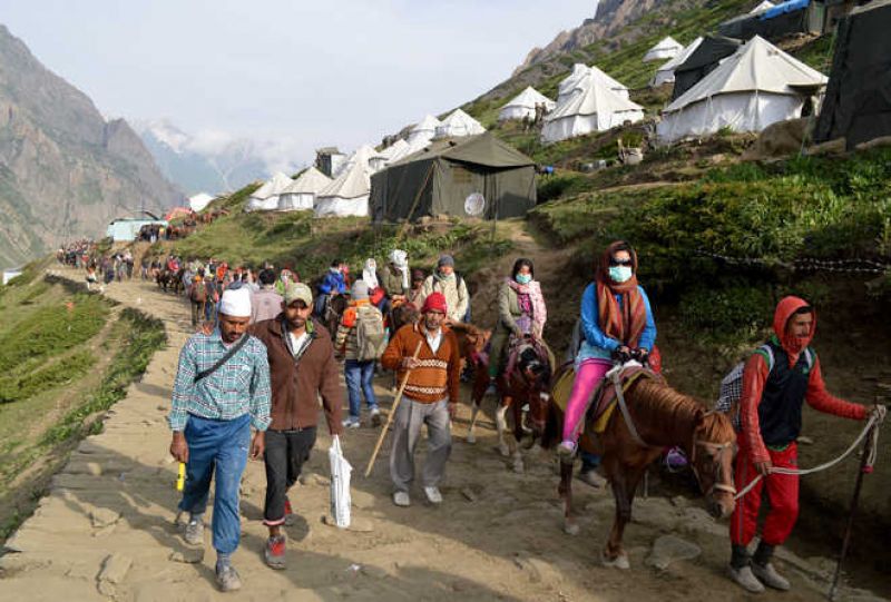 Budha Amarnath Yatra went smoothly with the fifth batch 