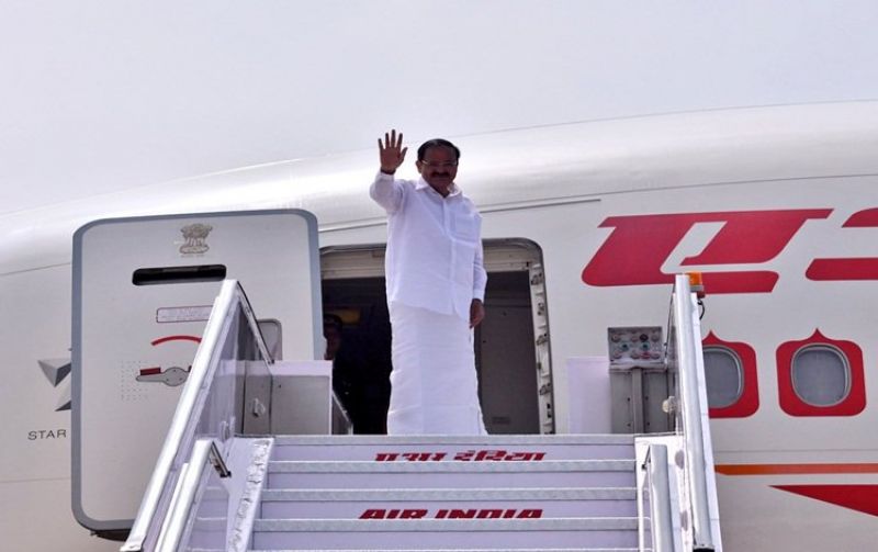 Naidu is being accompanied by a high-level delegation