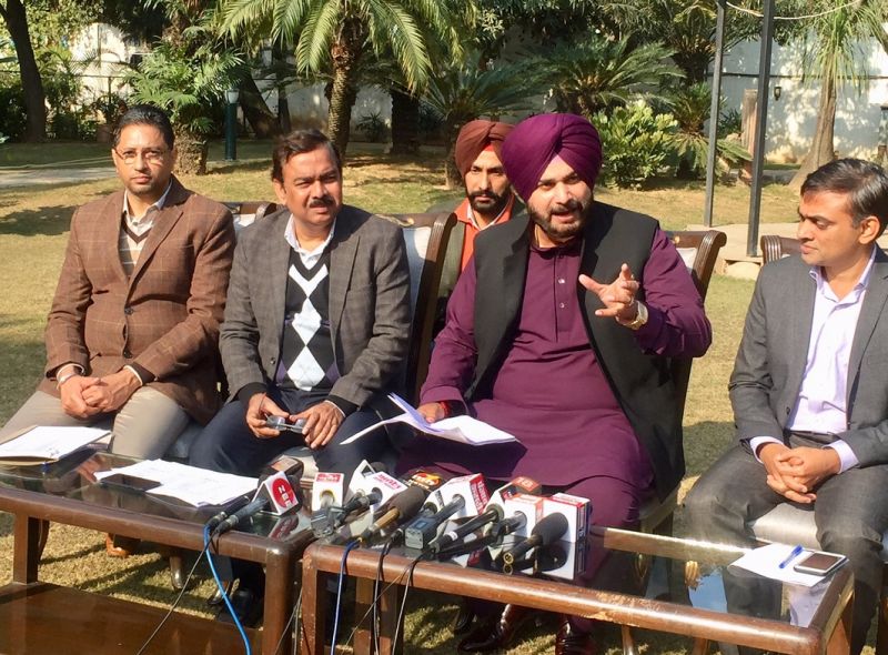 Press Conference of Navjot Singh Sidhu