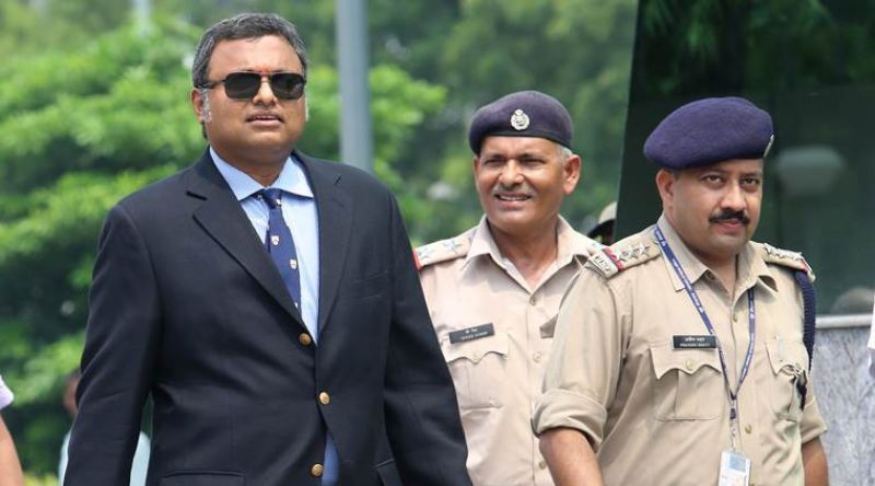 Chidambaram's son Karti Chidambaram